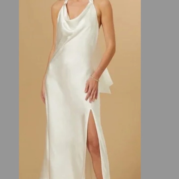 Altar'd State Satin Midi Dress - Picture 1 of 4
